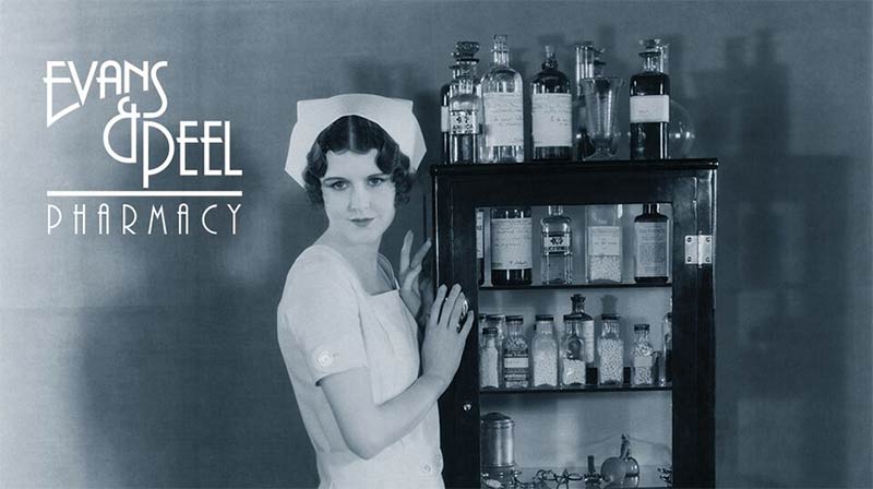 Time travel to the 1920’s at the Evans & Peel Pharmacy’s secret bar in W4