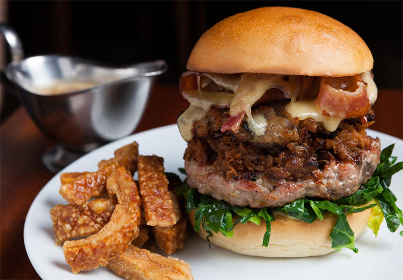 The five pork burger is back at Hawksmoor