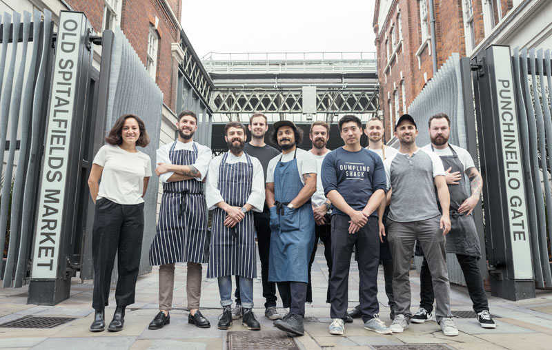 Old Spitalfields Market will feature Breddos, Berber and Q, Rok and more...