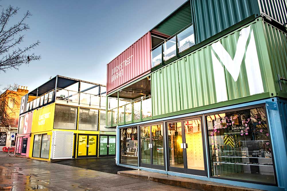 Buck Street Market is a new container village for Camden