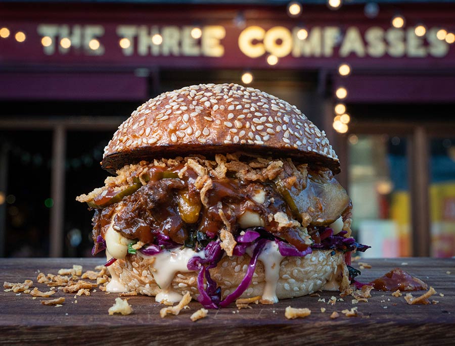 Filthy Buns are bringing their burgers to Dalston's Three Compasses