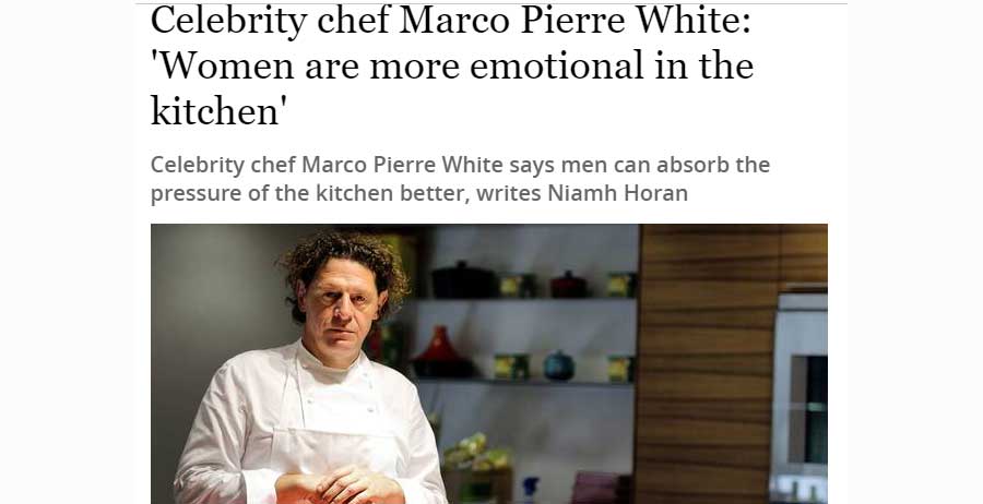 London's restaurant folk react to Marco Pierre White on women in kitchens
