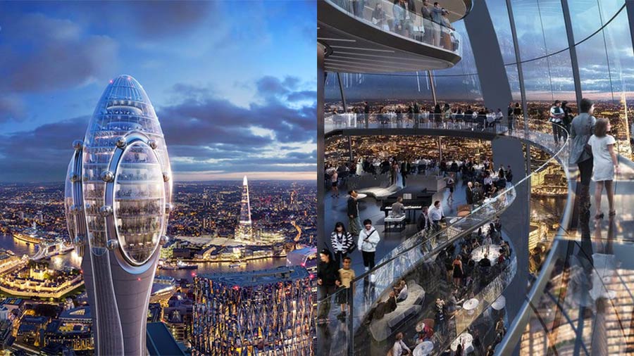 Will The Tulip tower host the highest restaurant in London?