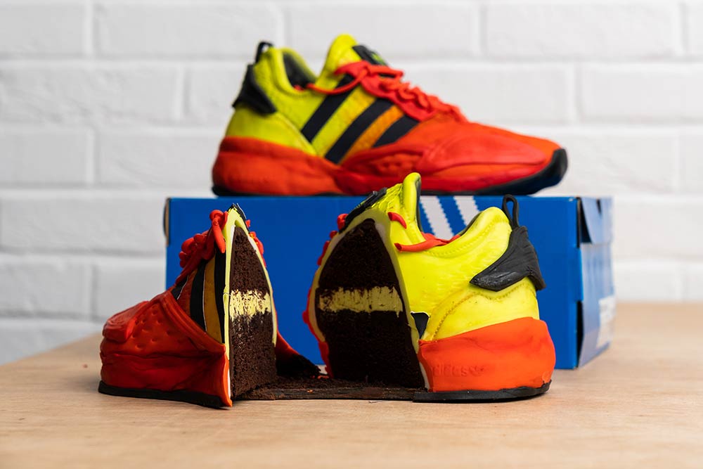 Deliveroo and Adidas team up for cake trainers