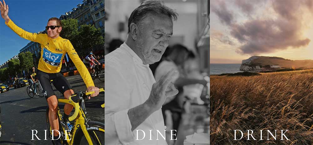 leblanq cycling tour features bradley wiggins and raymond blanc