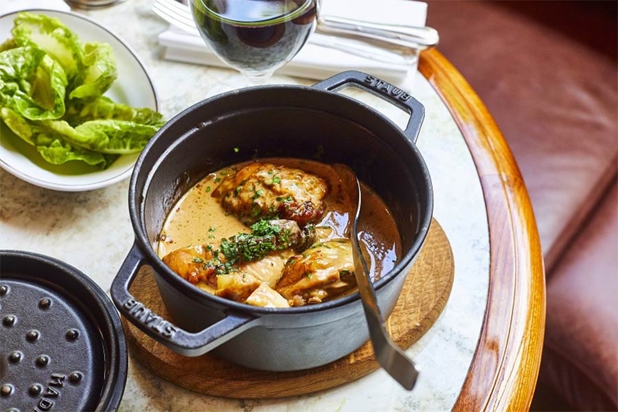 Corbin & King deliver with Home Dining, featuring dishes from The Wolseley, Fischer's, Soutine and more