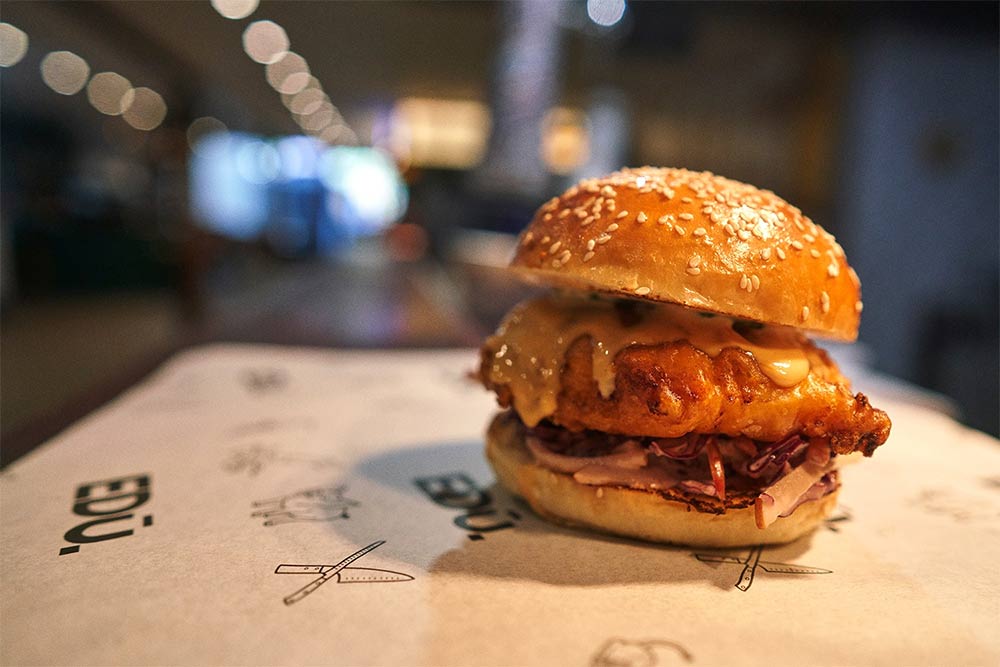 Edu bring their Spanish burgers to The Spit and Sawdust in Bermondsey