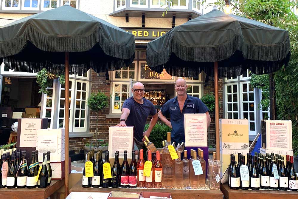 red lion and sun highgate wine shop and food delivery