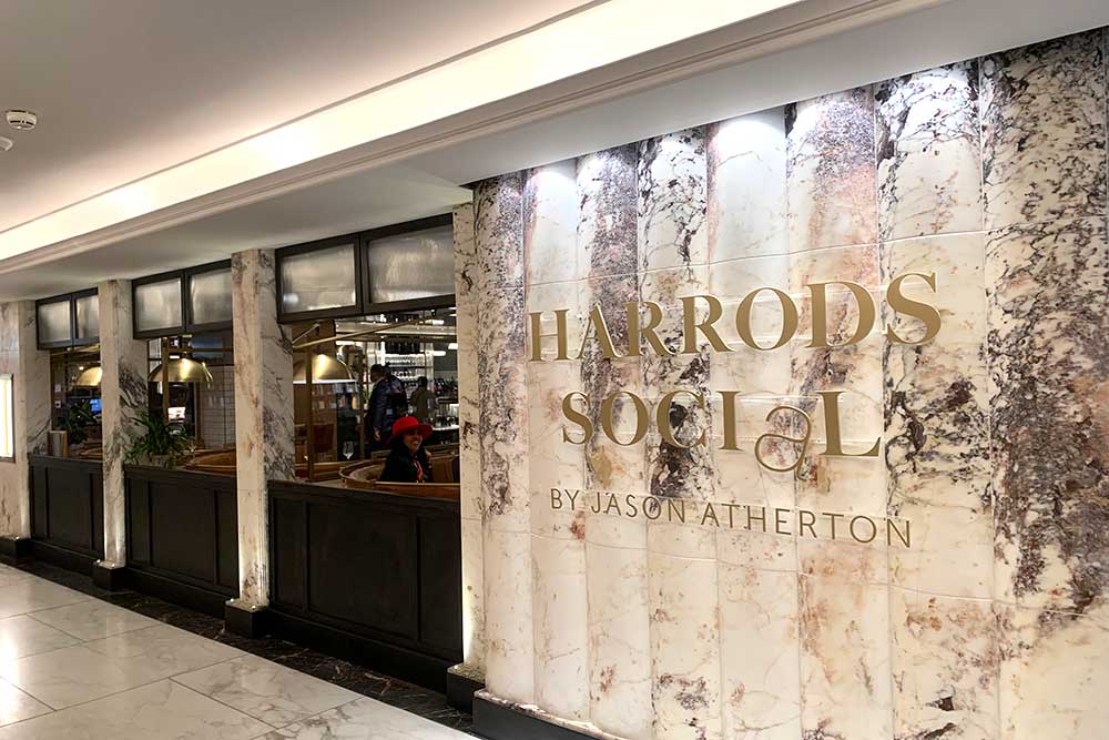 harrods social restaurant review jason atherton london