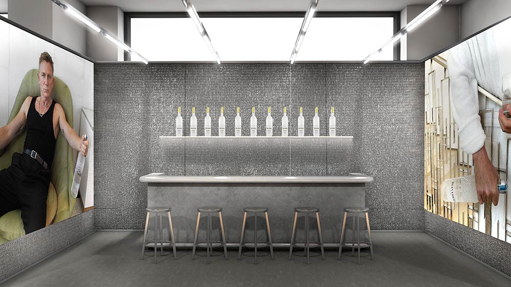 There's a Belvedere (+ Daniel Craig) pop-up bar in Selfridges