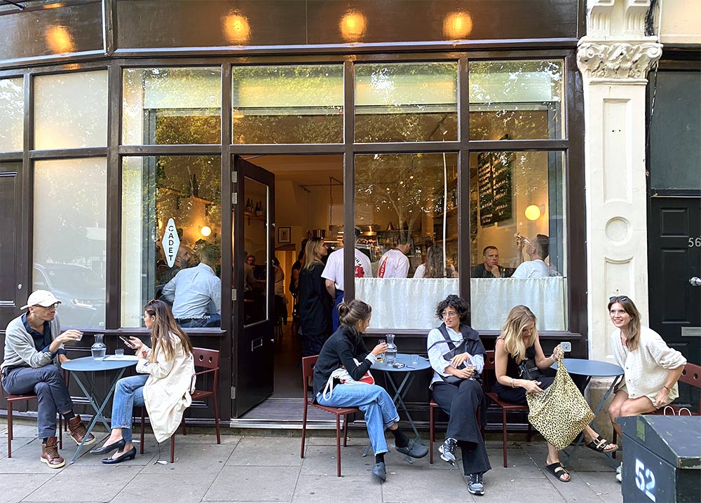 cadet wine bar newington green review london