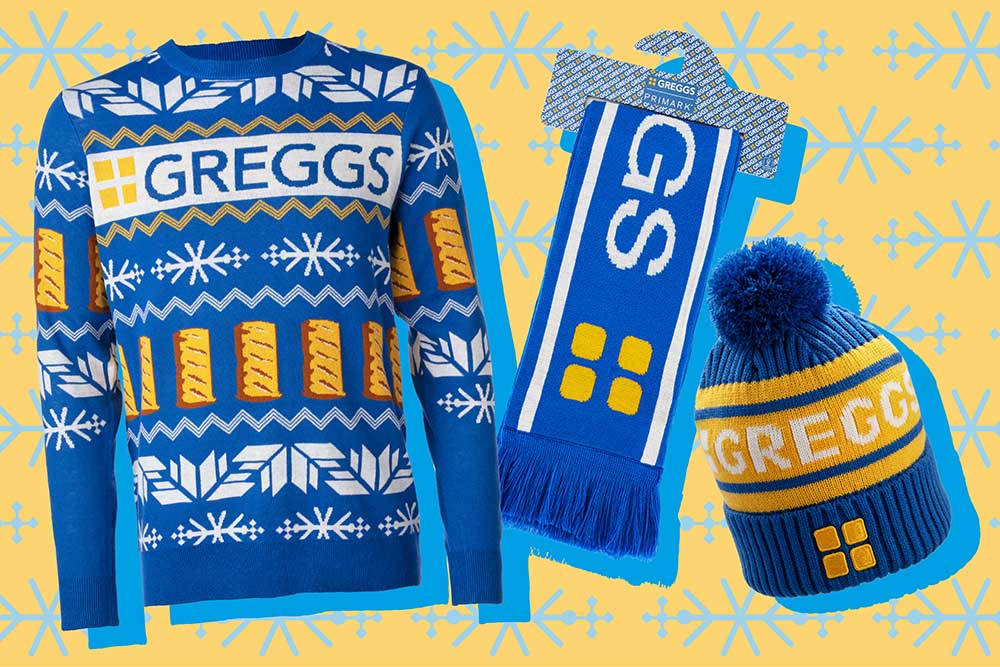 greggs christmas jumper primark