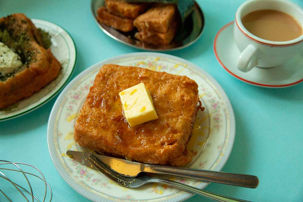 hoko milk tea and french toast westgate street market hackney