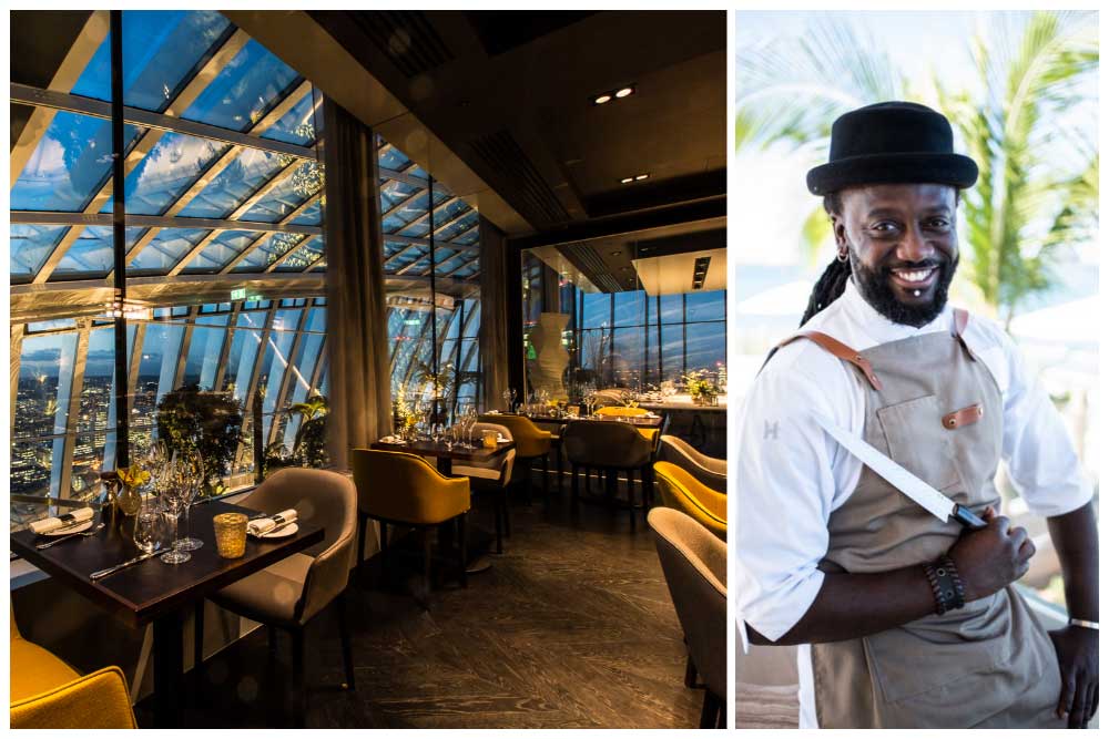 Chef Kerth Gumbs Takes Over At High Rise City Restaurant Fenchurch At Chef Kerth Gumbs Takes Over At High Rise City Restaurant Fenchurch At