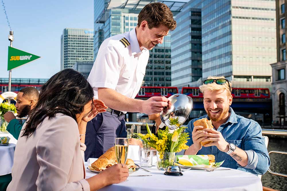 subway yacht canary wharf