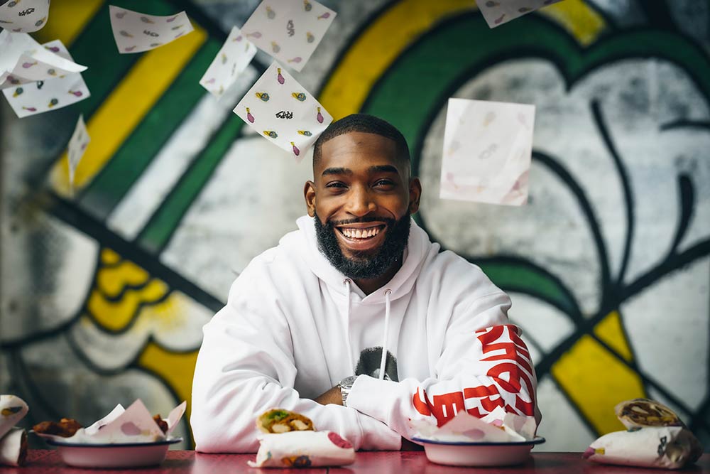 Tinie Tempah brings RAPS fries chicken to the John Lewis rooftop