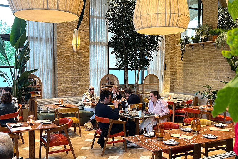 The dining room at The Campaner