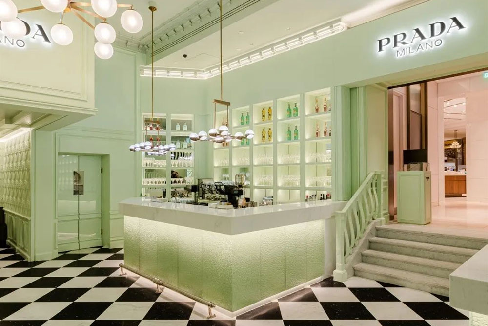 prada cafe harrods london