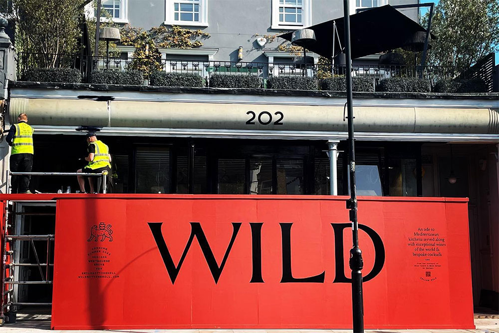 wild tavern notting hill opening