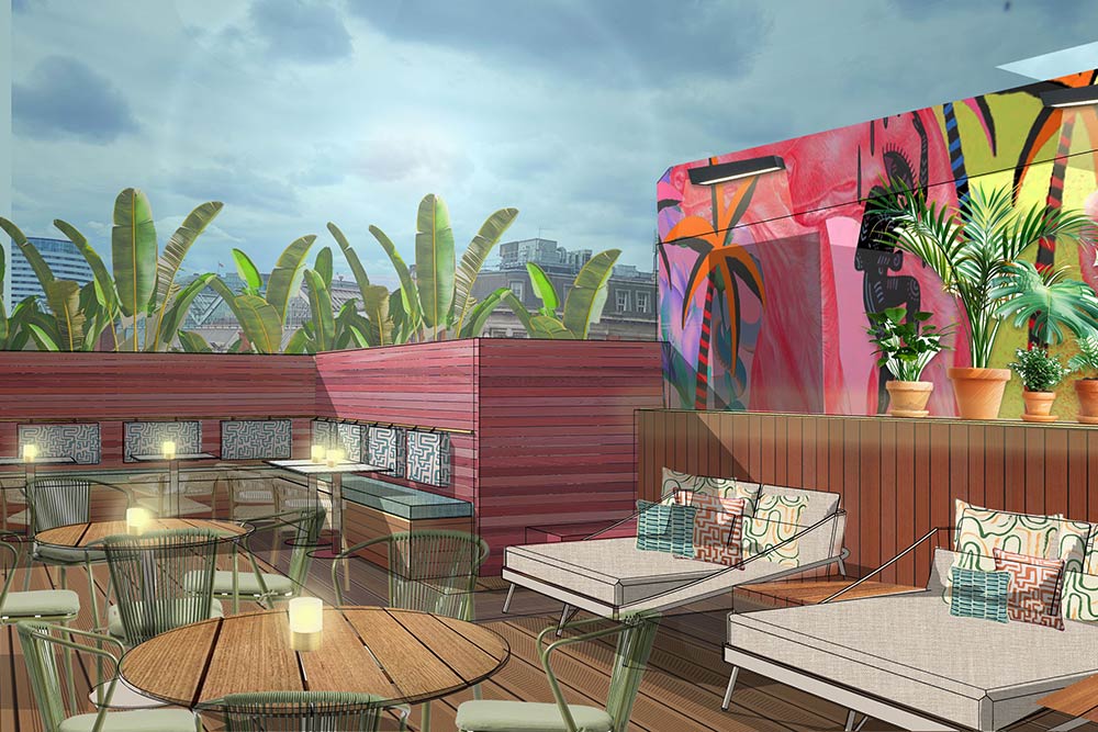 The Medinspired Circe's Rooftop Bar takes over from Bar Elba in Waterloo Hot Dinners