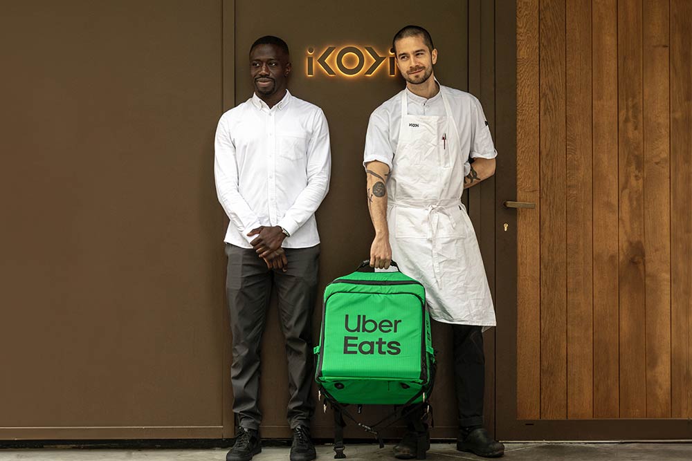 Uber Eats teams up with two Michelin-starred Ikoyi for a two-night delivery menu