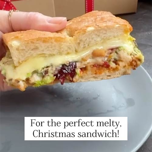 An award-winning Christmas sandwich