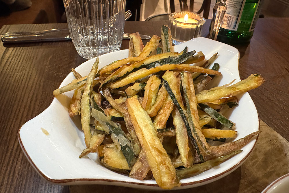 courgettes - 27 old compton street restaurant review