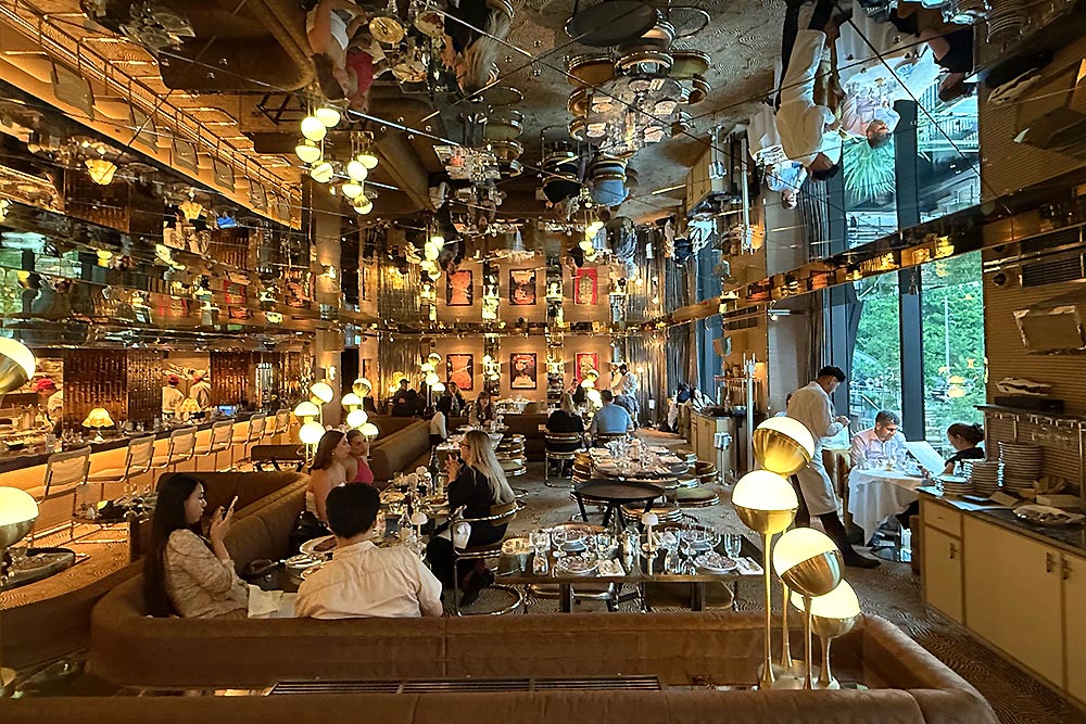 Test Driving Barbarella, as Big Mamma bring mirrored ceilings to Canary Wharf