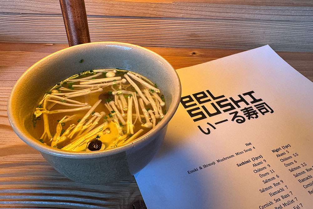 eel sushi bar review notting hill restaurant