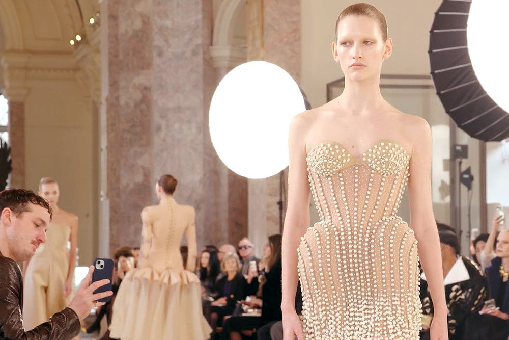 Daniel Roseberry's 2025 collection for Schiaparelli Couture turns heads in Paris.