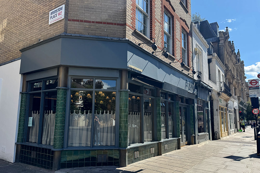 fan restaurant review notting hill london