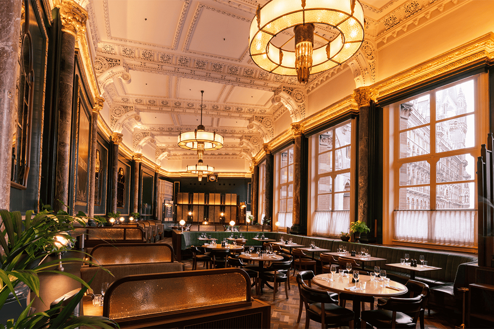 Hawksmoor St Pancras sees the steakhouse taking over The Midland Grand space, and adding The Martini Bar.