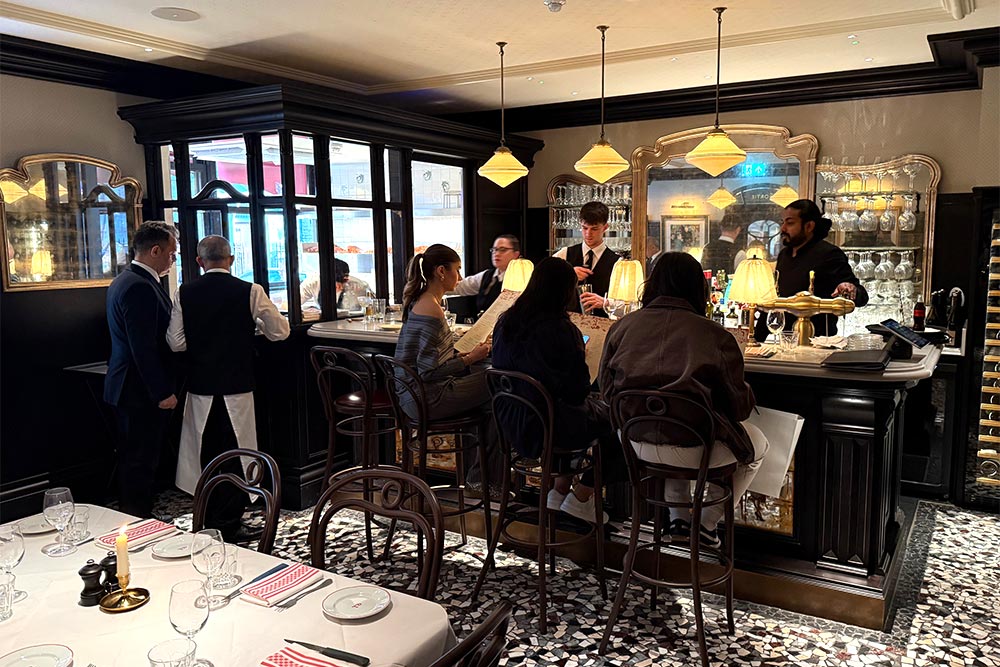 The bar at Josephine