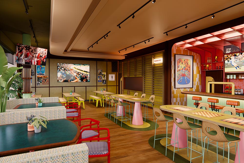 Kerb Social Club is coming to Spitalfields with an American sports bar vibe