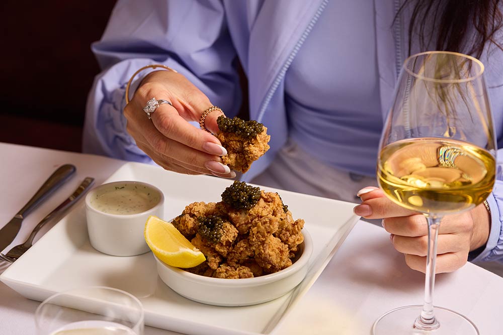 Avi is a new French/American bistro from the Prince Arthur team, and they've brought the caviar