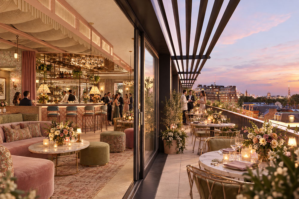 Chelsea is getting a swanky rooftop restaurant, Beatrix, inspired by the English garden