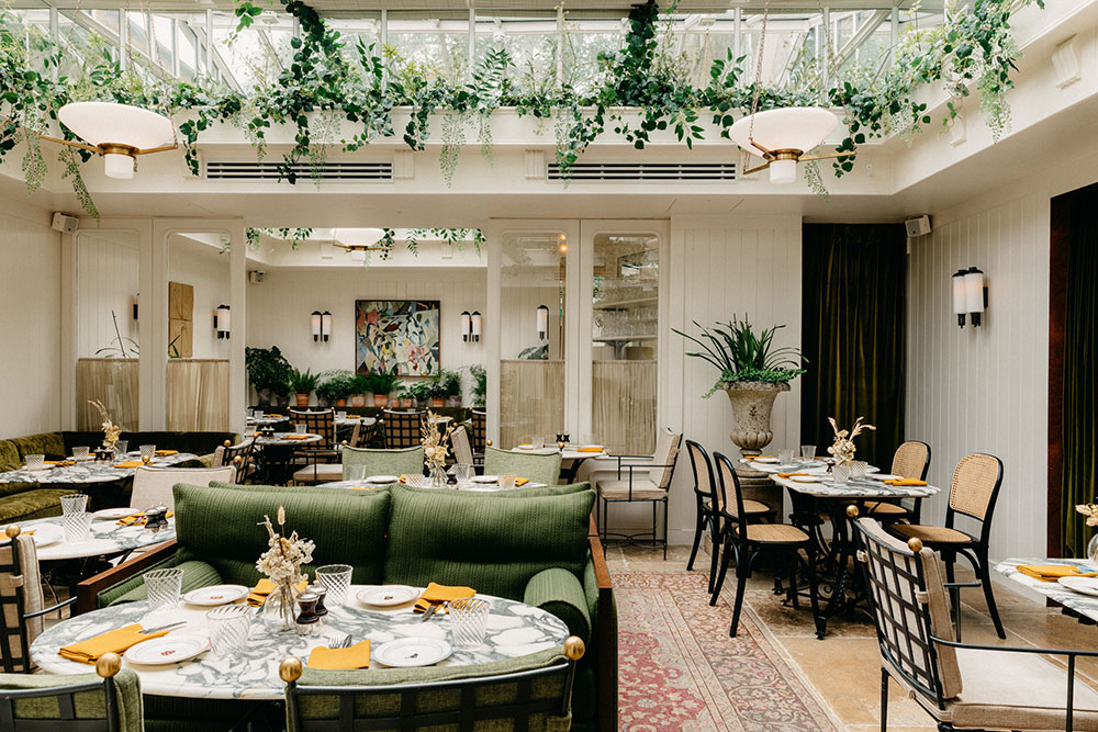 Celeste restaurant in Notting Hill is the bit of members club Estelle that's open to the public