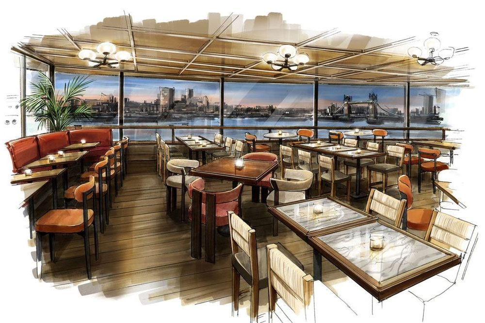Coppa Club comes to London bridge, with panaramic views across the river