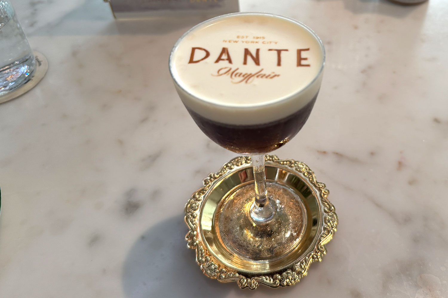 dante mayfair restaurant review