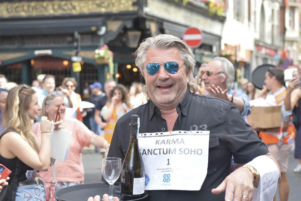 The Soho Waiters' Race is on this weekend
