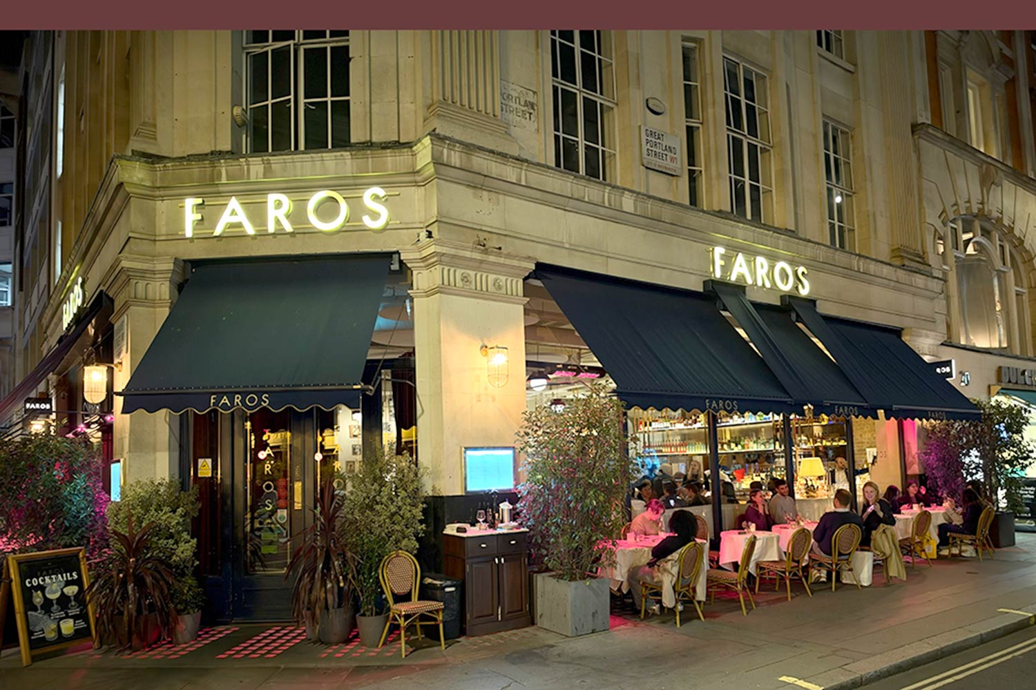 faros restaurant review oxford circus london