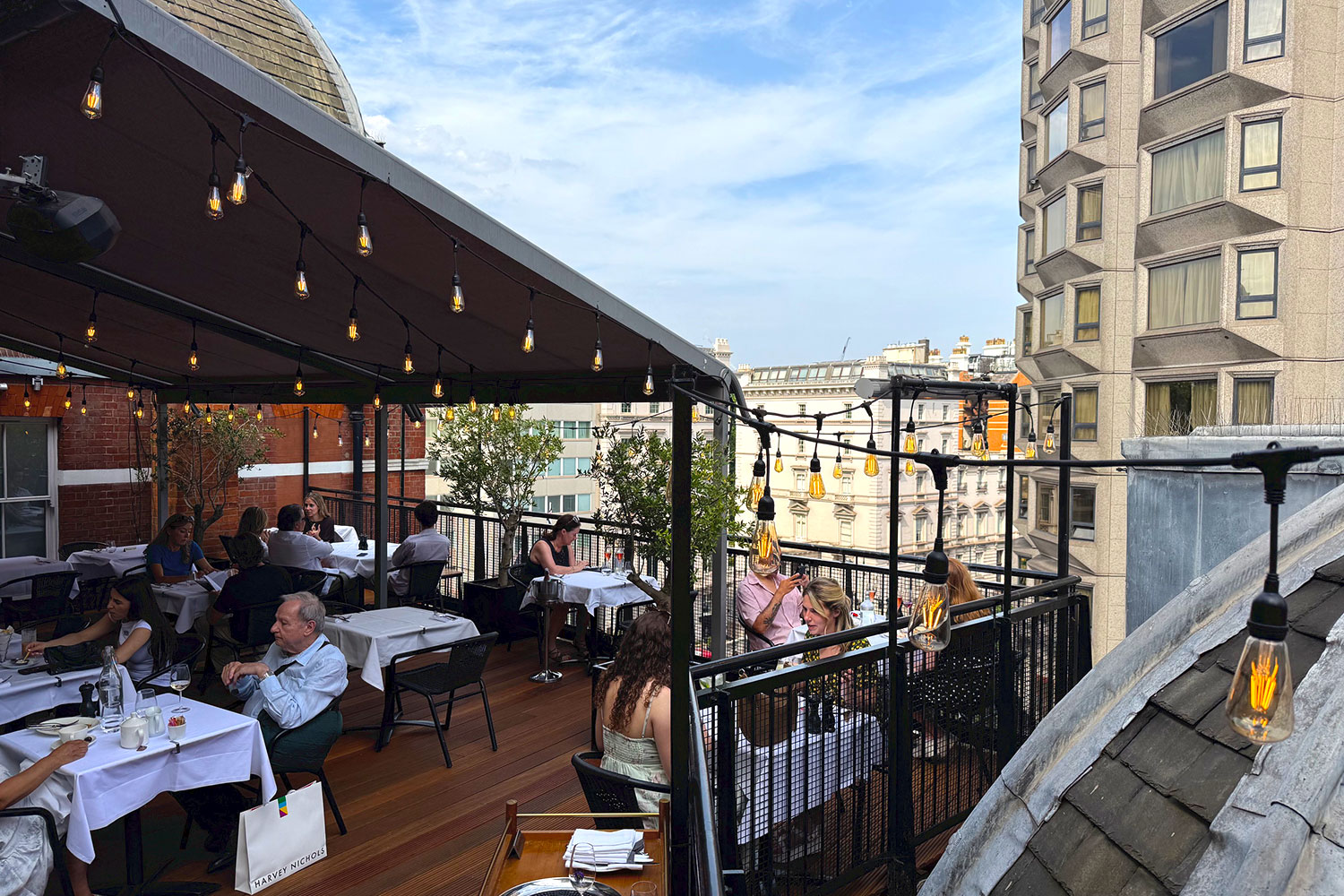 harvey nichols fifth floor terrace review