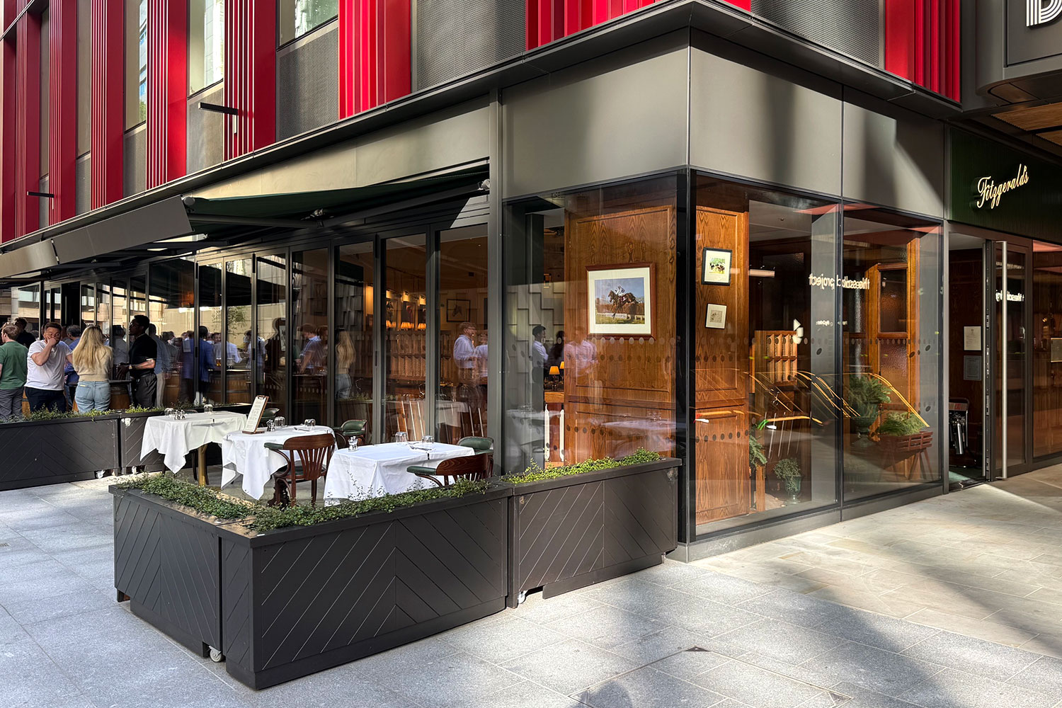 fitzgerald's restaurant review broadgate london