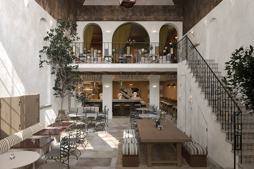 Kinz Lebanese restaurant will be reimagining a 1930s-built bank in Notting Hill