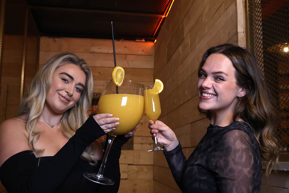 A giant Jason Momoa Mimosa is being served up in London for the week of the Supergirl premiere