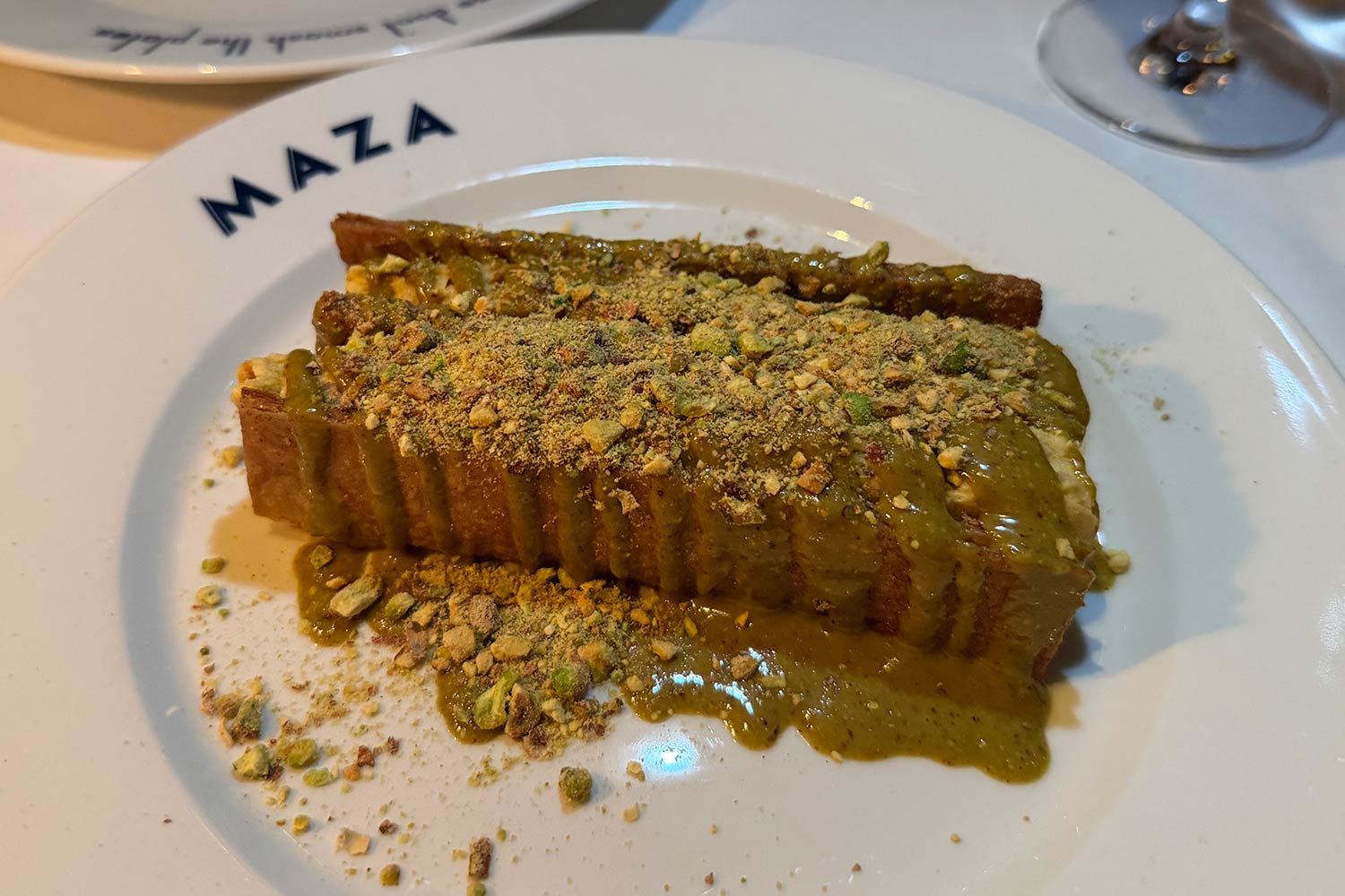 maza mayfair restaurant review london