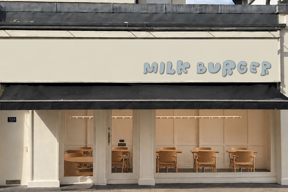 Milk Burger in Notting Hill sees another Michelin-starred chef take on posh burgers