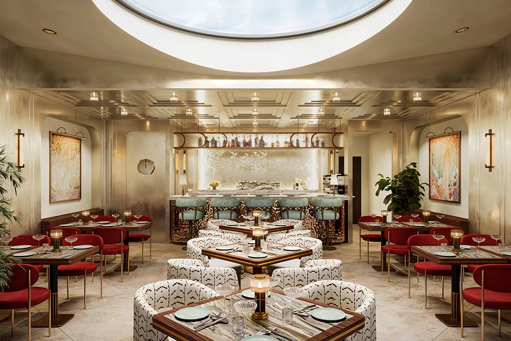 Pearl will be The Beaumont's new restaurant taking over Mayfair's Brown Hart Gardens