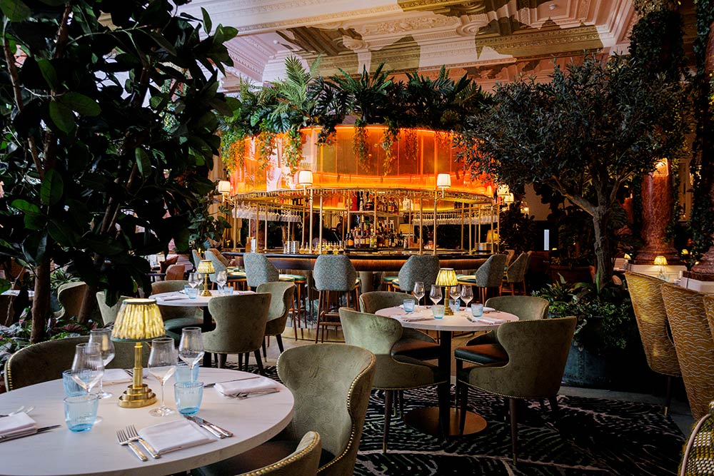 Pillar Hall features an eye-popping, massive 300-seat restaurant and bar opening in the revamped Olympia