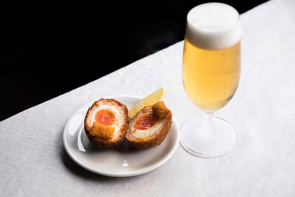 New Smithfield pub The Poet by the Sune team will have both Scampi Fries Scotch eggs and a 14 course chef's table